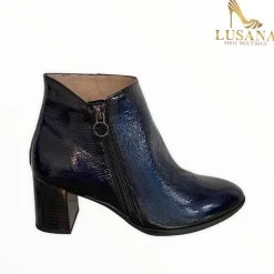 Women Hispanitas Selena Navy Ankle Boot