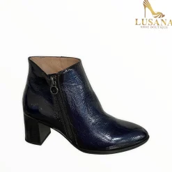 Women Hispanitas Selena Navy Ankle Boot