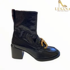 Women Hogl Black Patent Boot