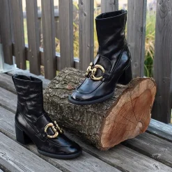 Women Hogl Black Patent Boot