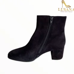 Women Hogl Navy Suede Ankle Boot