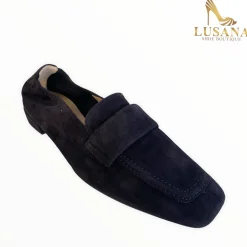 Women Högl Hogl Navy Suede Loafer