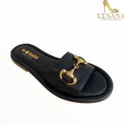 Women Le Babe Black Slider