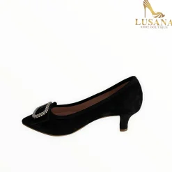Women Le Babe Black Suede Shoe