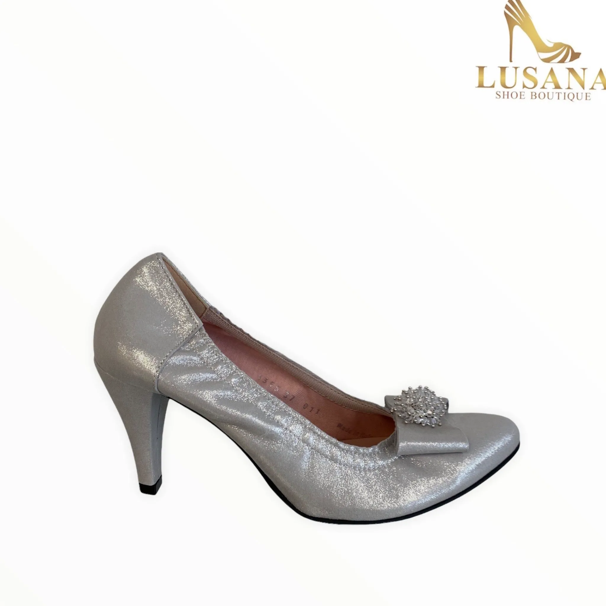 Women Le Babe Luce Grigio Court Shoe