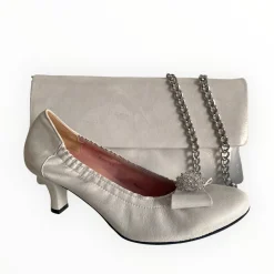 Women Le Babe Luce Silver Bag
