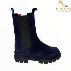 Women Le Babe Navy Suede Boot