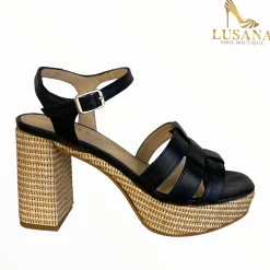 Women LODI Black Platform Sandal