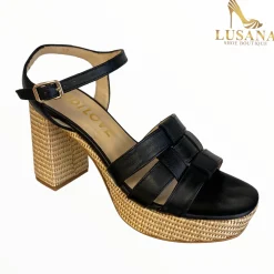 Women LODI Black Platform Sandal