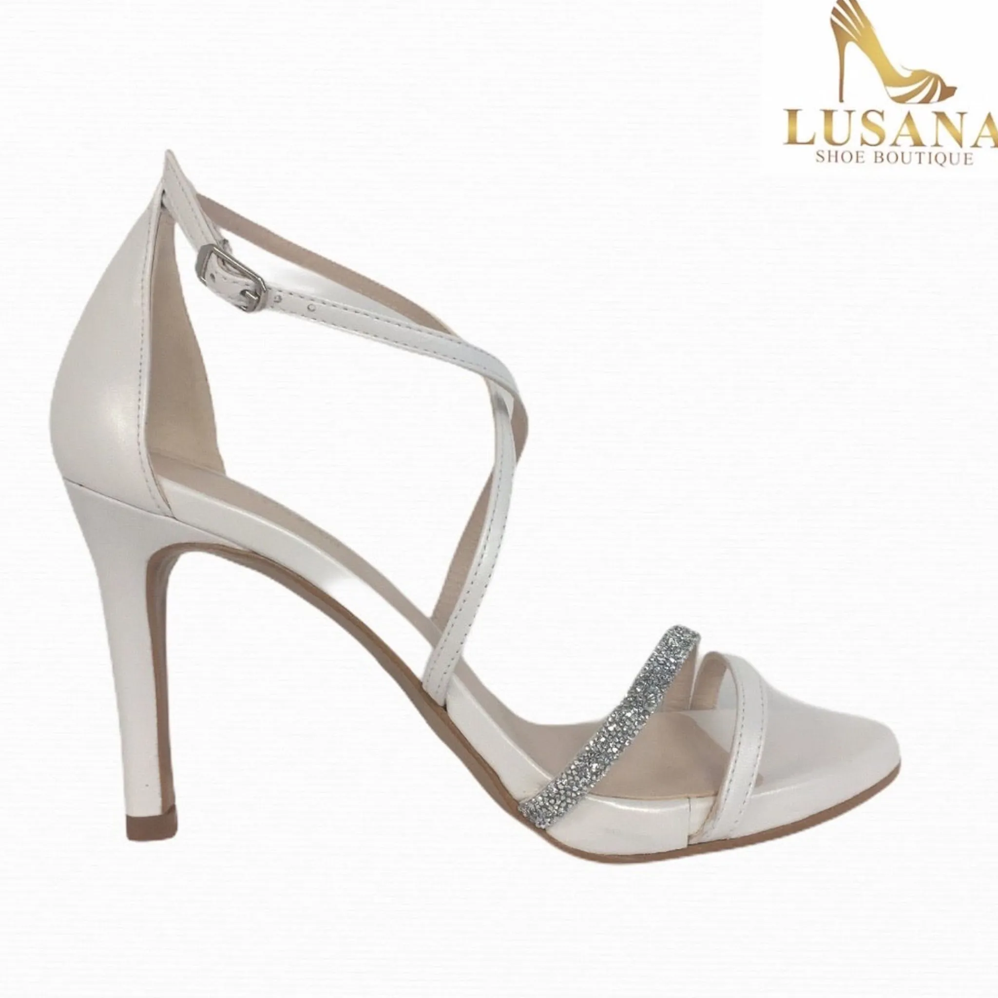 Women LODI Bridal Sandal - Inriko Galaxia Avorio