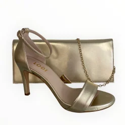 Women LODI Gold Clutch Bag