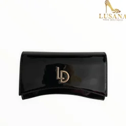 Women LODI Mathi Black Patent Leather Bag