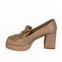Women Marco Moreo Beige Platform Shoe