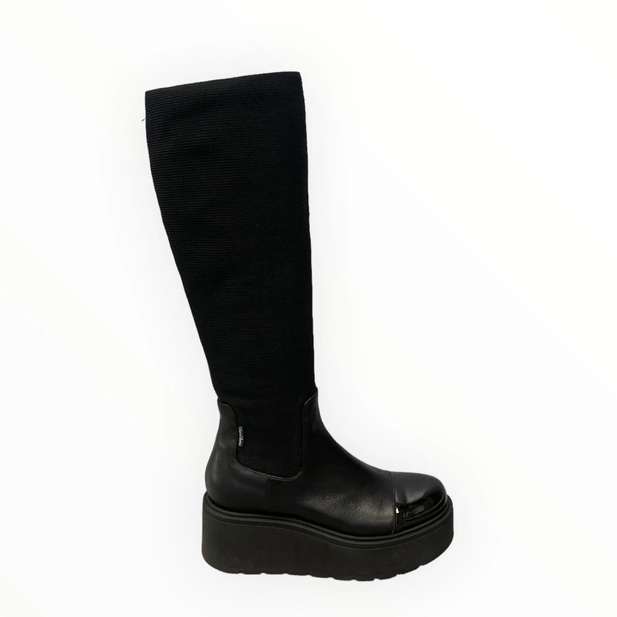 Women Marco Moreo Black Knee High Boot