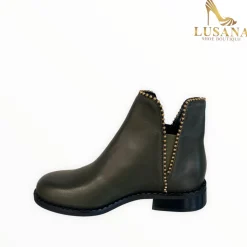 Women Marco Moreo Green Chelsea Boot