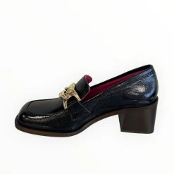 Women Marco Moreo Liverpool Patent Block Heel Loafer