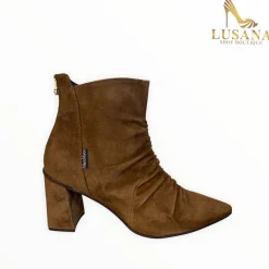 Women Marco Moreo Marzia Tan Suede Ankle Boot