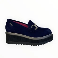 Women Marco Moreo Navy Platform Shoe