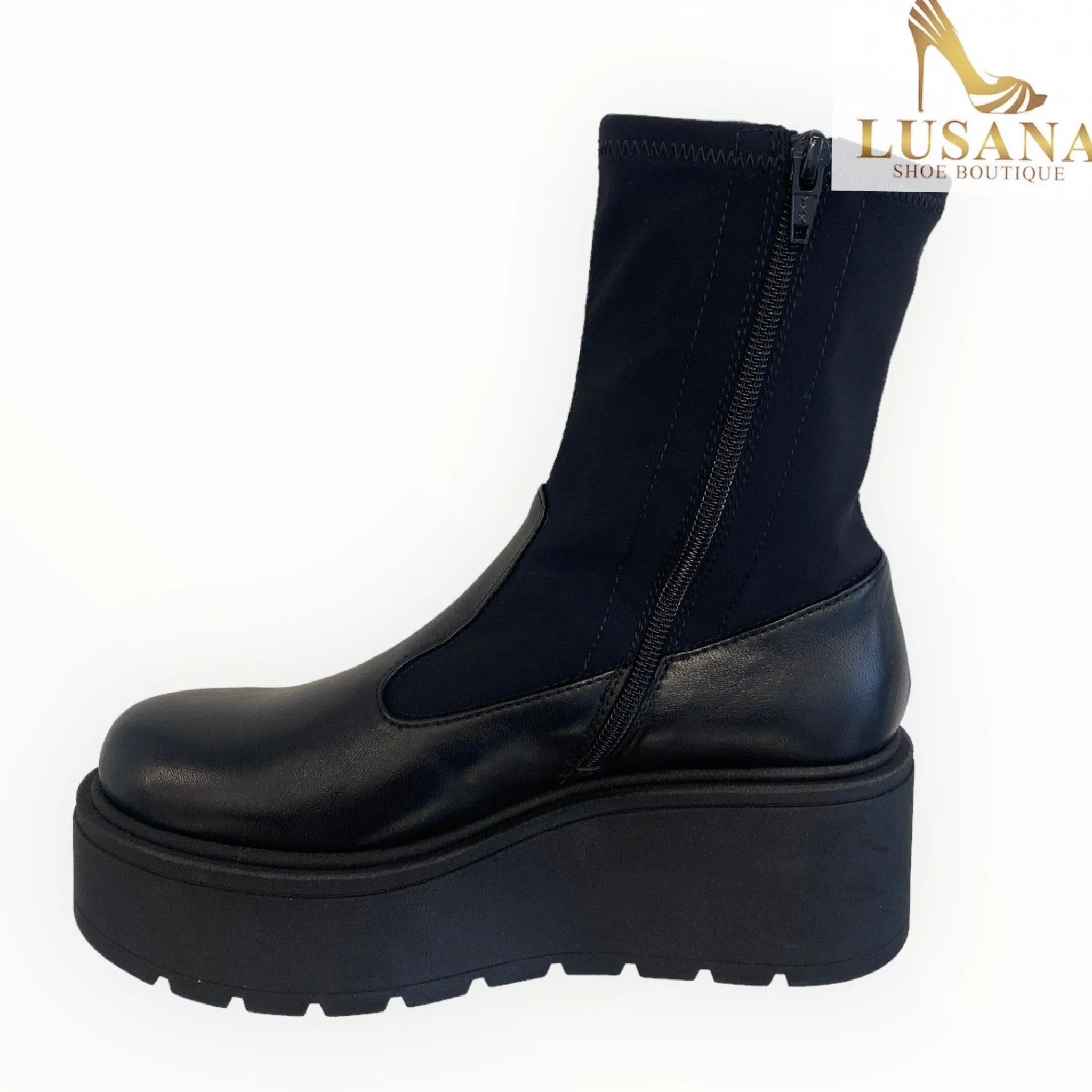 Women Marco Moreo Stretch Wedge Boot