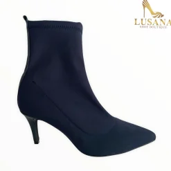 Women Marian Navy Sock Boot