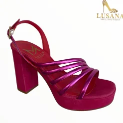 Women Marian Pink Metallic Sandal