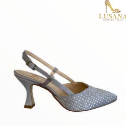 Women Marian Silver Grey Slingback