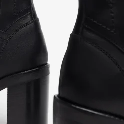 Women NeroGiardini Black Leather Ankle Boot