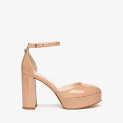 Women NeroGiardini Nude Platform Shoes