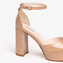 Women NeroGiardini Nude Platform Shoes