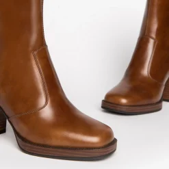 Women NeroGiardini Tan Ankle Boot