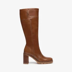 Women NeroGiardini Tan Knee High Boot