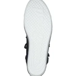 Women Paul Green Black & Cognac Hi Top Trainer