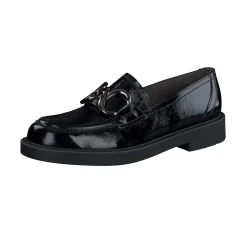Women Paul Green Black Chunky Loafer