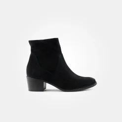 Women Paul Green Black Suede Ankle Boot