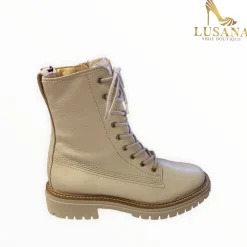Women Paul Green Cream Ankle Boot