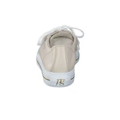 Women Paul Green Cream Leather Trainer