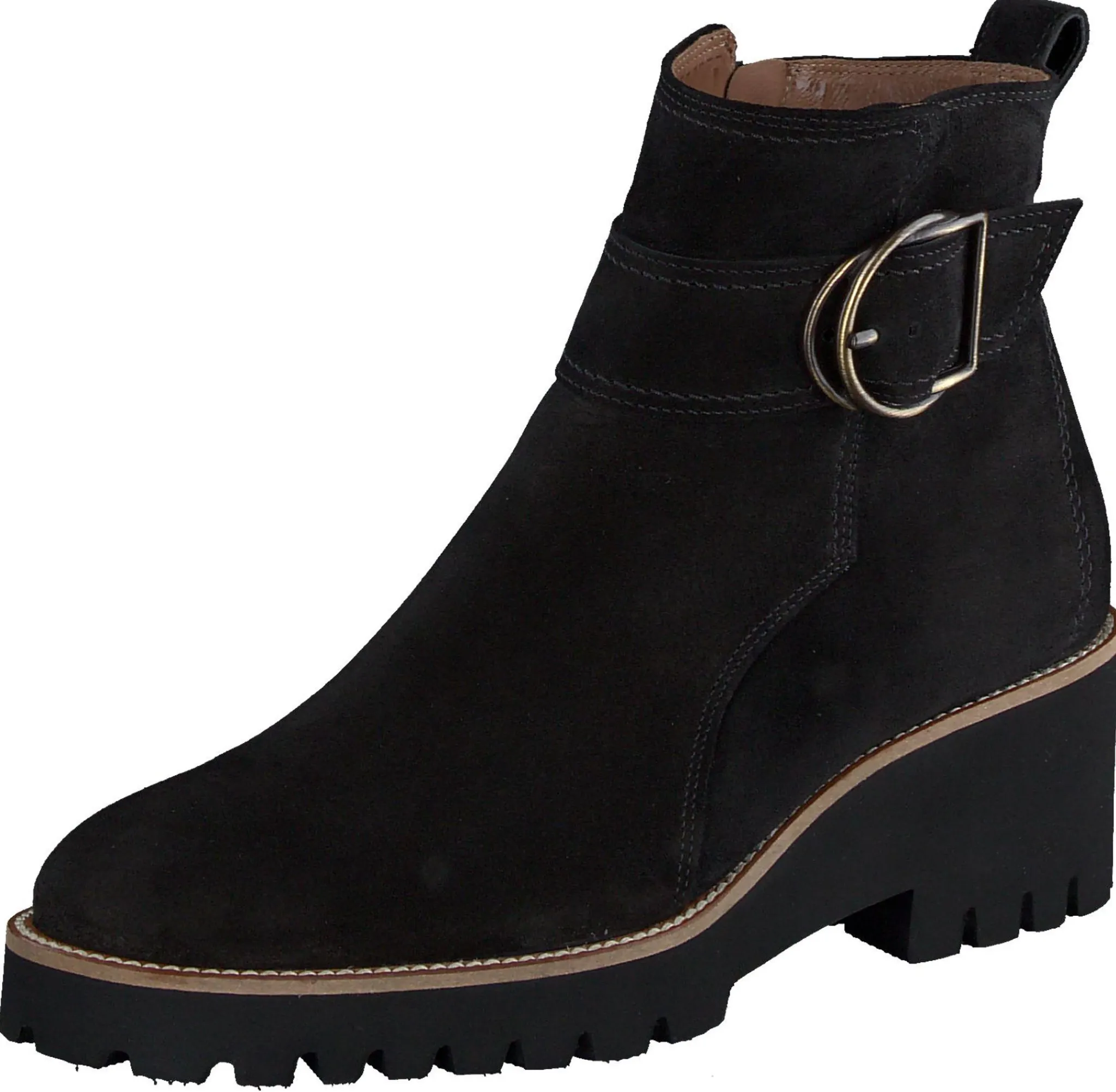 Women Paul Green Soft Suede Wedge Boot