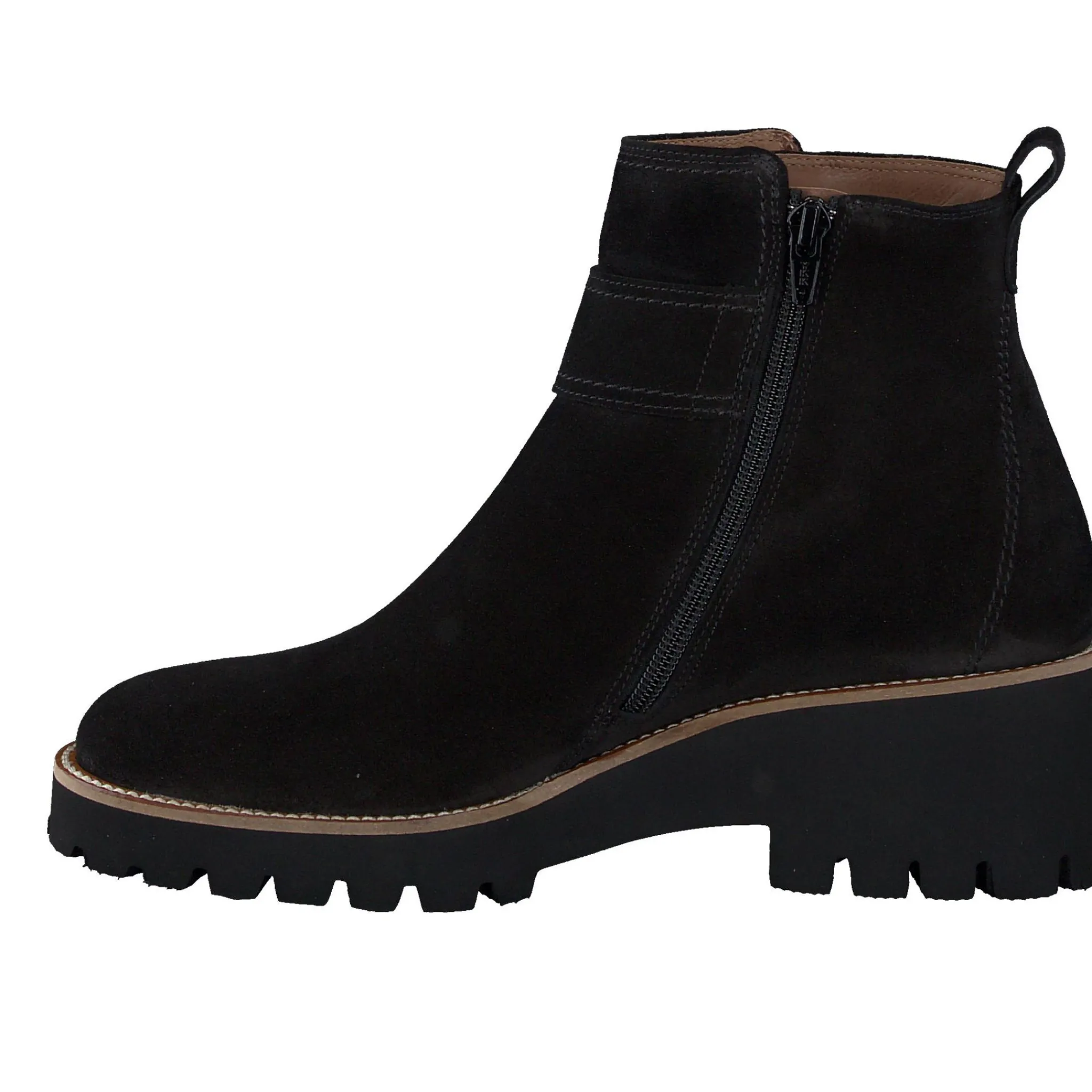 Women Paul Green Soft Suede Wedge Boot