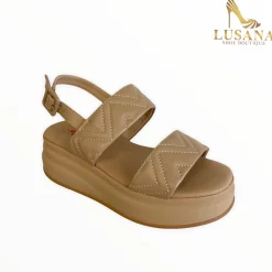 Women REPO Beige Wedge Sandal