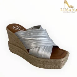 Women VIGUERA Silver Espadrille