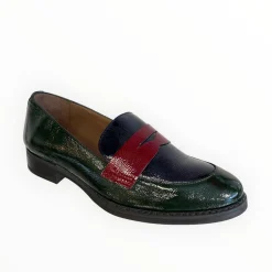 Women Wonders Robin Green & Navy Loafer