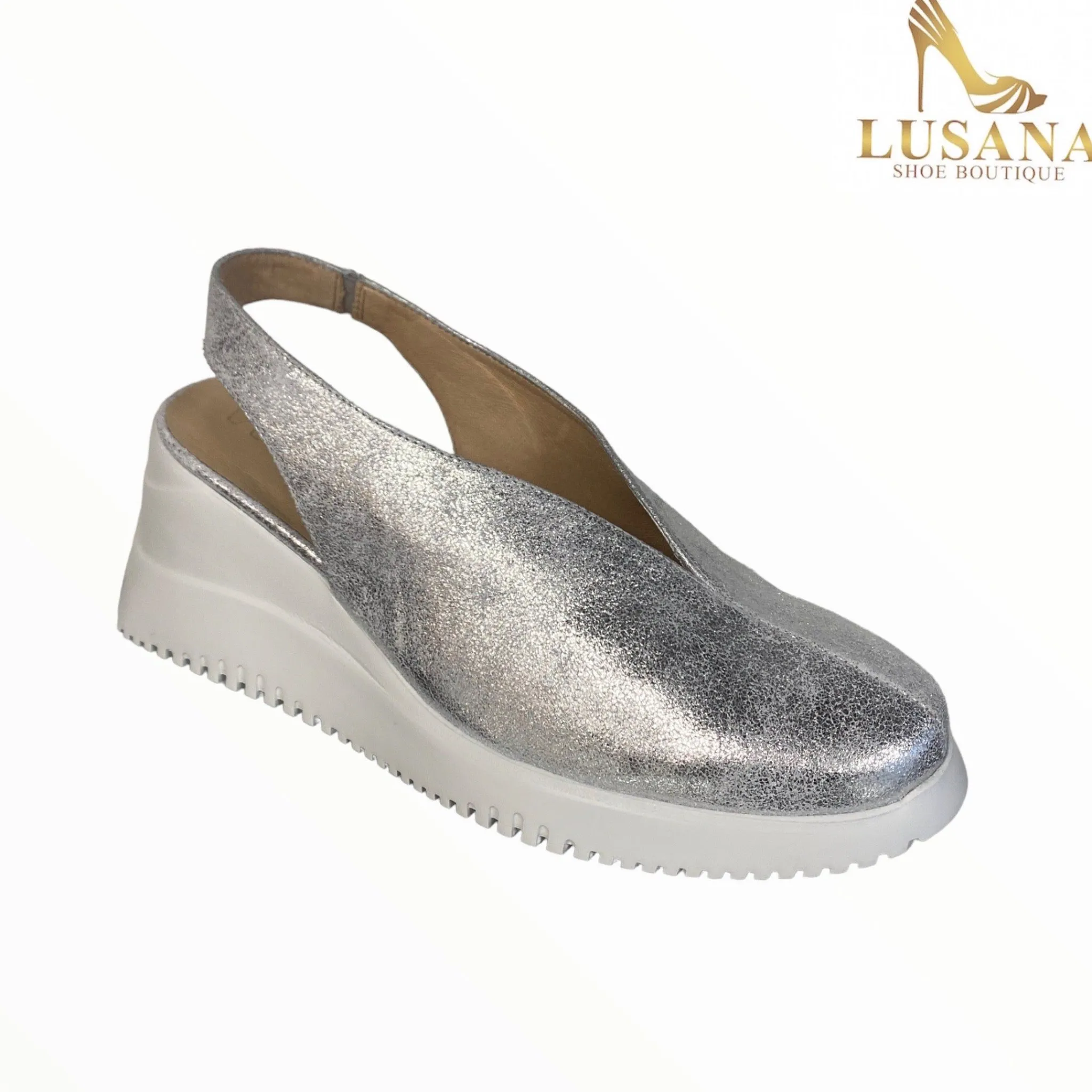 Women Wonders Silver Sling Back