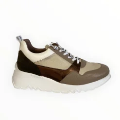 Women Wonders Suki Taupe And Cream Trainer