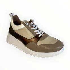 Women Wonders Suki Taupe And Cream Trainer